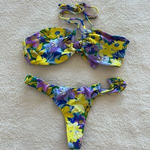 For Love & Lemons Daffodil Bikini Set